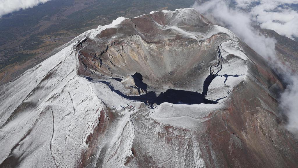 富士山。(美聯社)