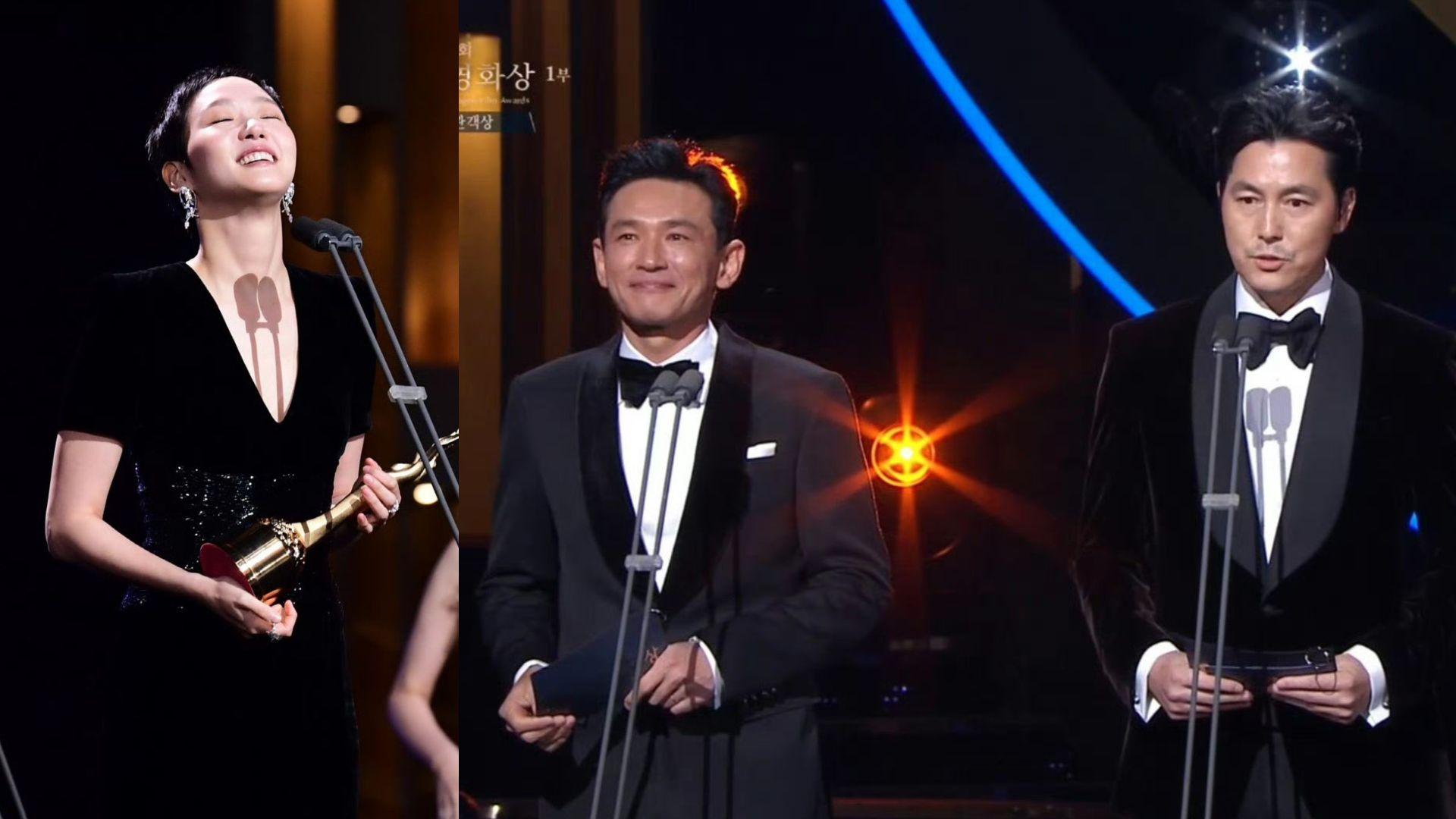 鄭雨盛愁爆現身頒獎台公開道歉 黃晸珉與金高銀揚威青龍獎封王稱后