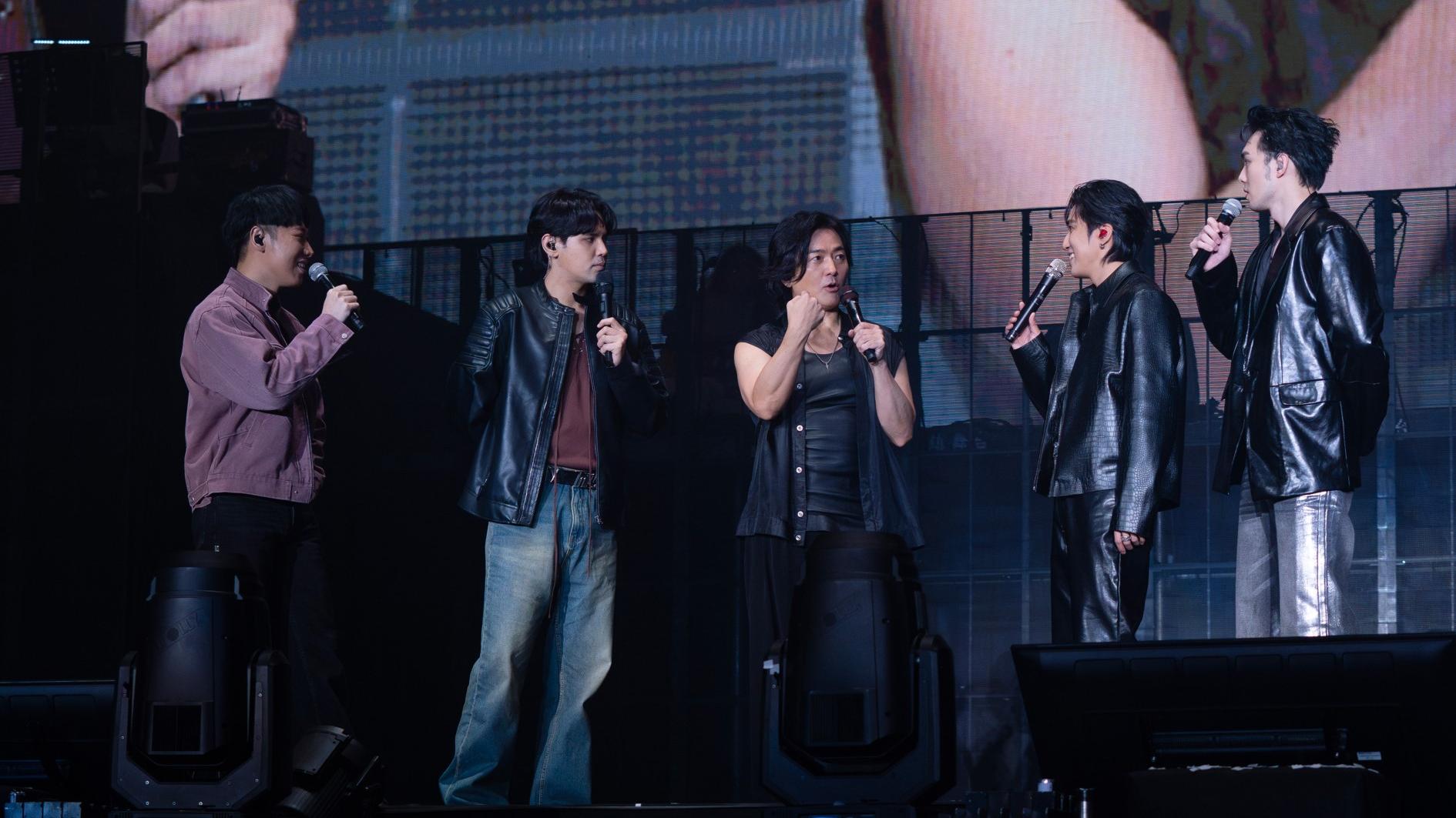 鄭伊健高雄巨蛋開騷打造專屬國語歌單 組「古惑版五堅情」約定銅鑼灣見