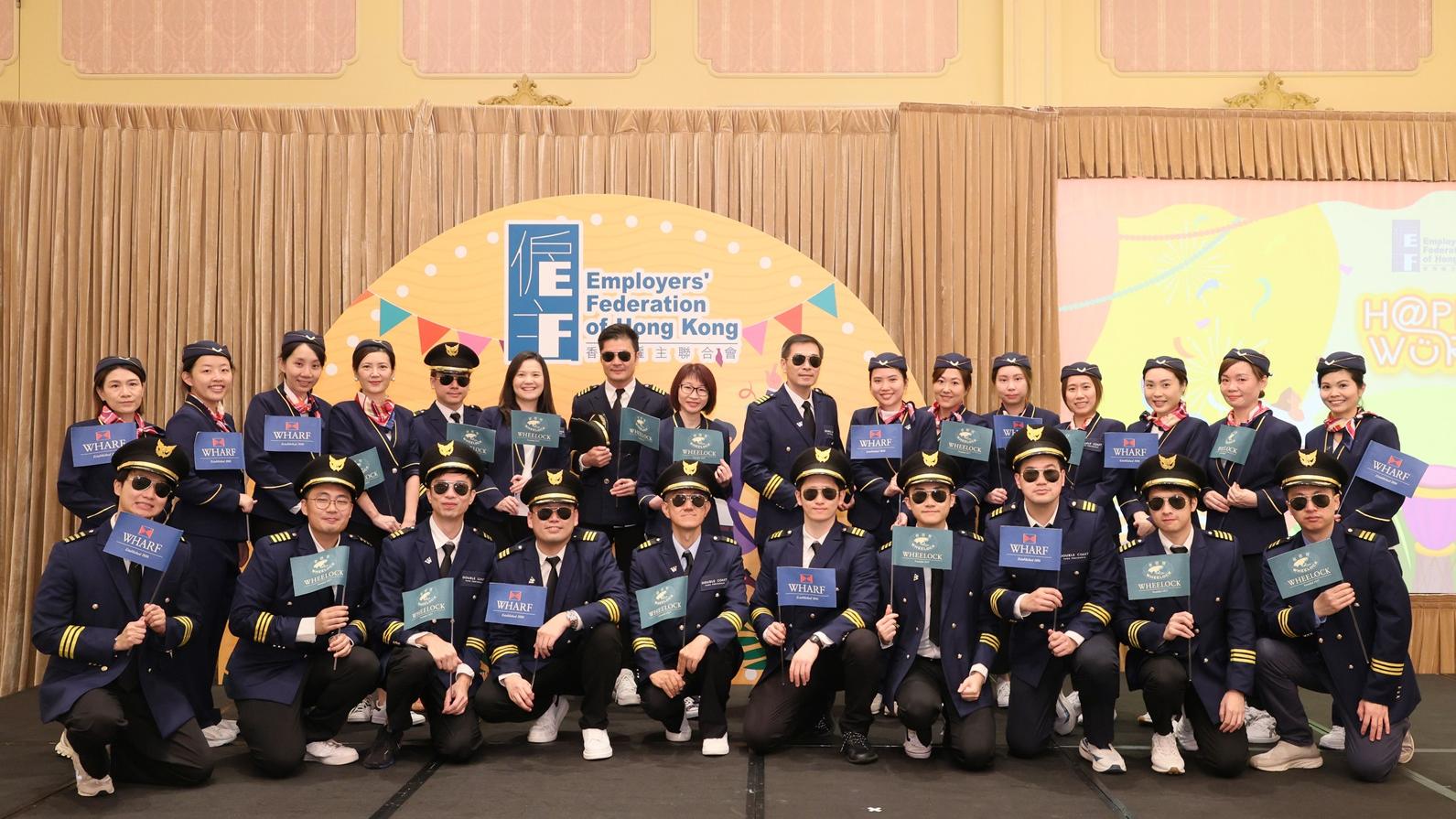 Happy@Work 2024會德豐團隊驚喜機師造型奪最佳服裝獎冠軍