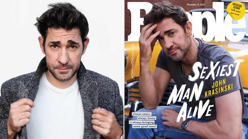 《無聲絕境》男星John Krasinski當選2024最性感男人