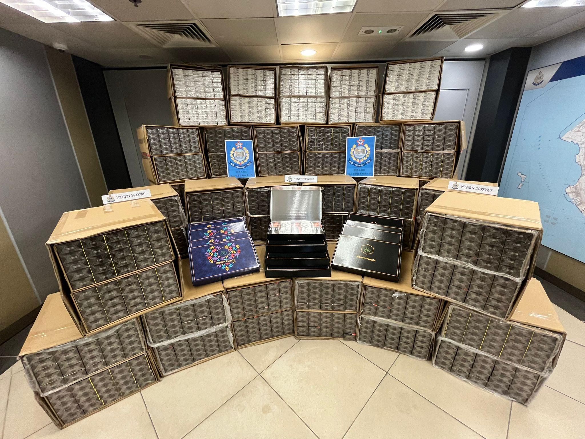 警破屯門私煙倉檢800萬貨 4非華裔男被捕