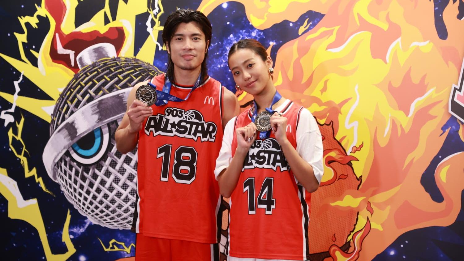 903籃球賽｜鍾雪瑩金馬稱后 Jace回應時激動到缺氧