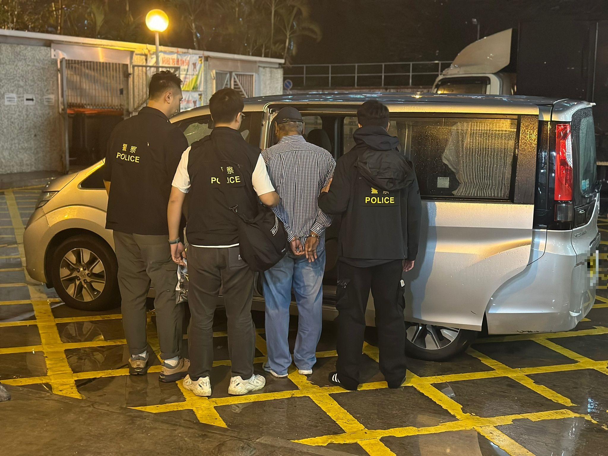 警方於周二(19日)凌晨0時46分接獲報案，指受害人在西區干諾道西118號遇襲。(警方圖片)