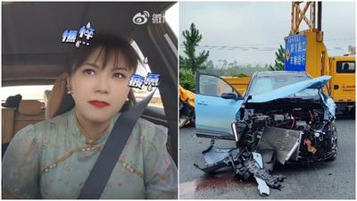 台灣女星劉樂妍大陸遇車禍　大難不死「感謝中國製造」