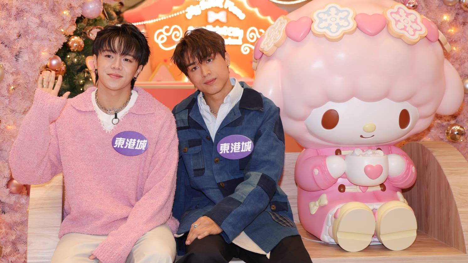 首次以歌手身份公開獻唱的希晉，獲AK在後台安撫緊張情緒。