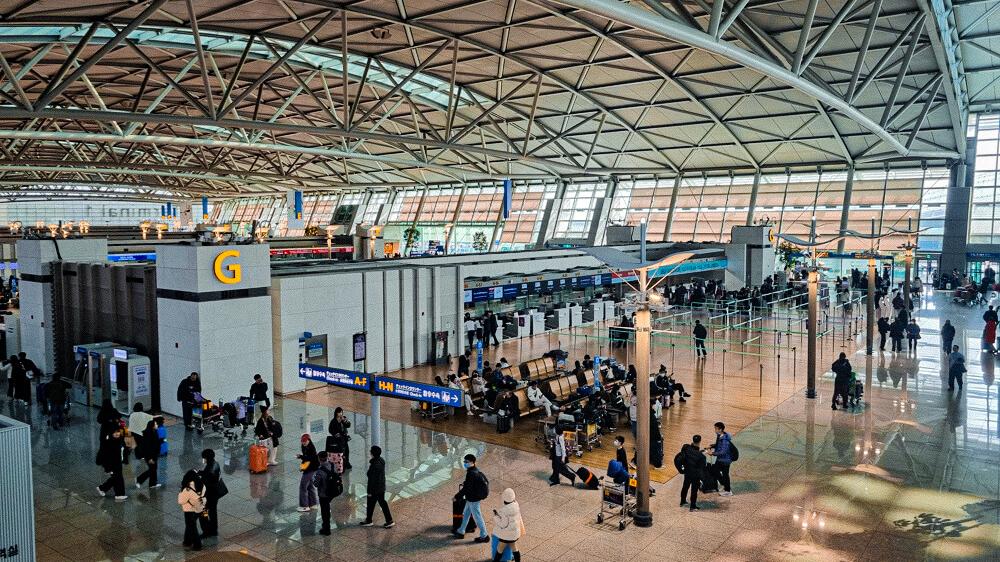 南韓仁川機場一號客運大樓。(網上圖片)
