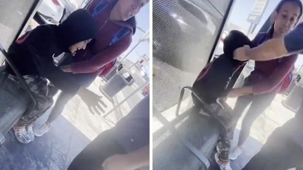 平治車主當眾掌摑莫拉萊斯，便離開上車。(互聯網)