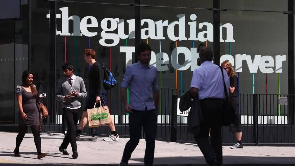 《衛報》是第一家退出X的英國主流媒體。(資料圖片)