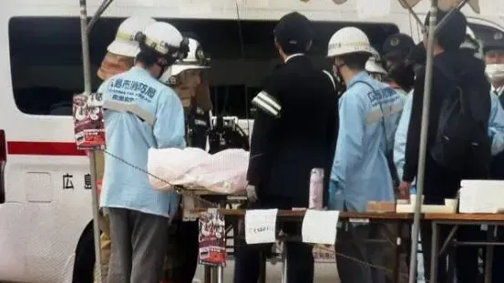 日本廣島一間小學發生爆炸，9人受傷送醫。（圖／NNN）