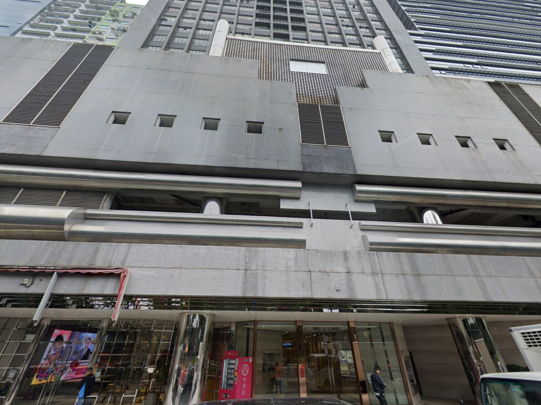 荃灣有線大樓傳異味　4人不適17人疏散 (Google街景截圖)