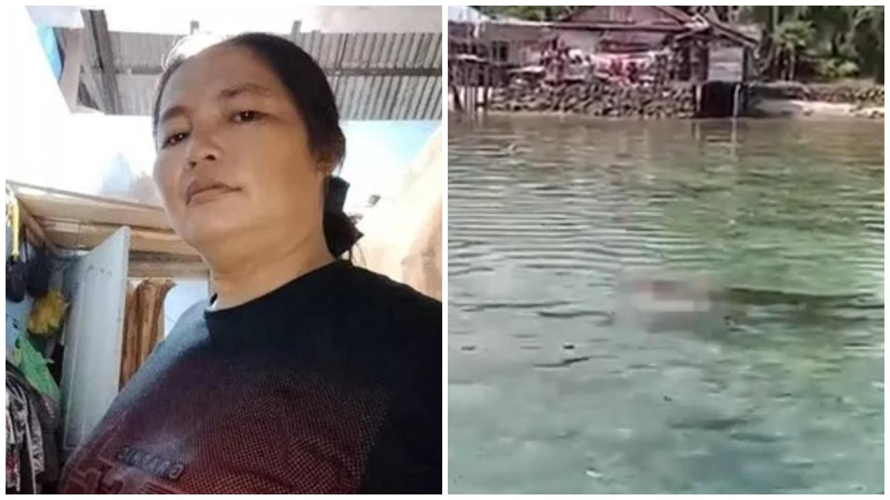鱷魚海邊咬走4孩之母，全村目睹死亡翻滾。(X)