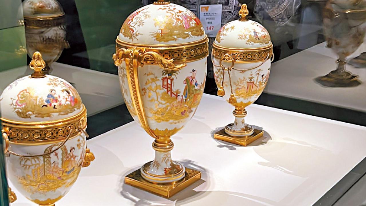 香港故宮展辦當紫禁城遇上凡爾賽宮展 150珍品盡顯中法文化技藝交流成果
