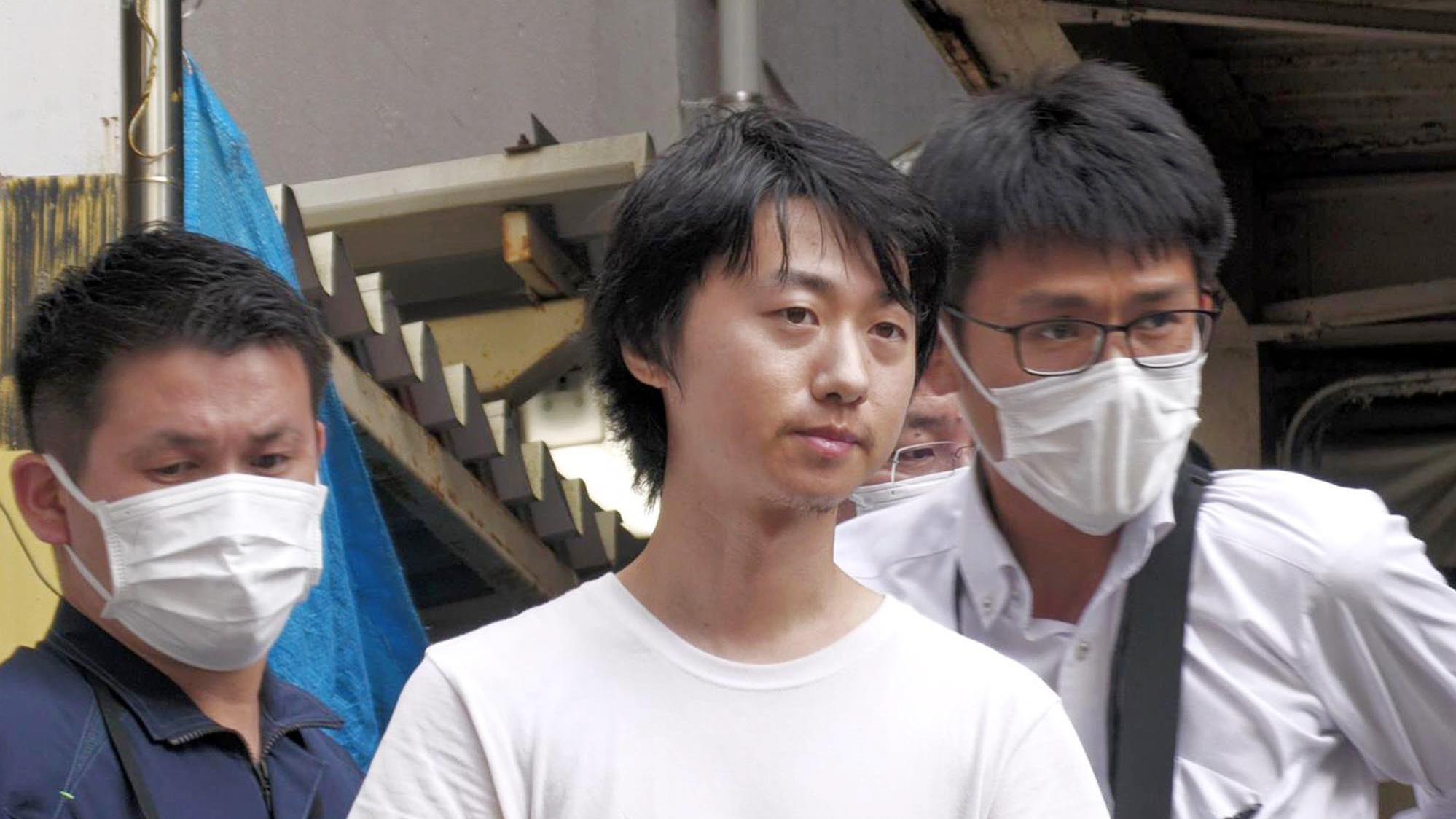 29歲的中國留學生姜卓君被指協助塗污靖國神社的石碑。(網上圖片)