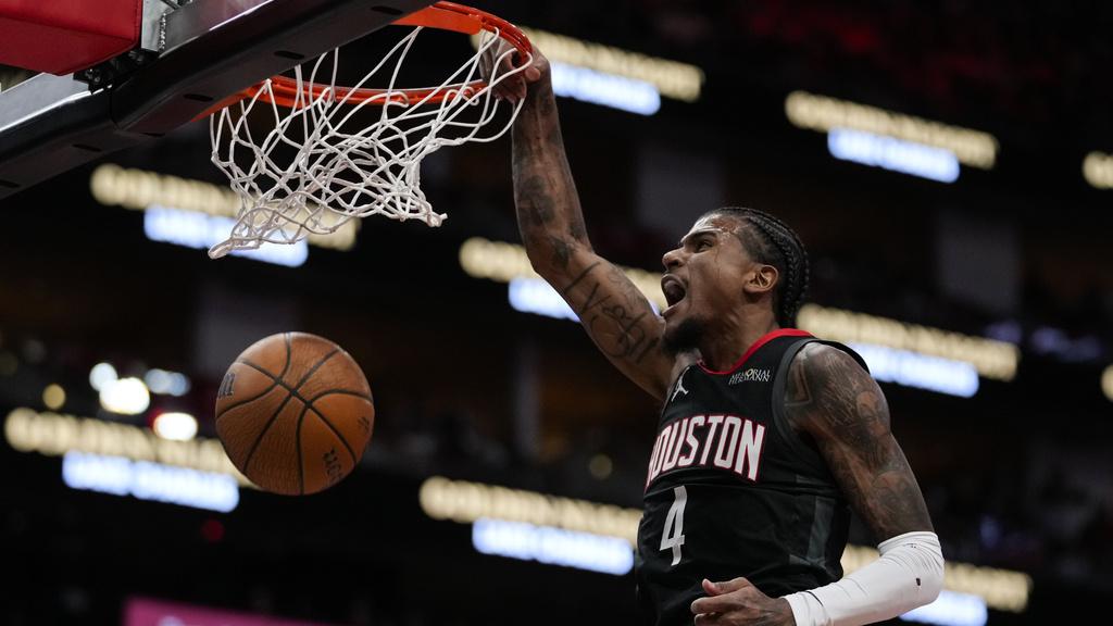 火箭以1分之微擊敗勇士晉級四強。(美聯社)