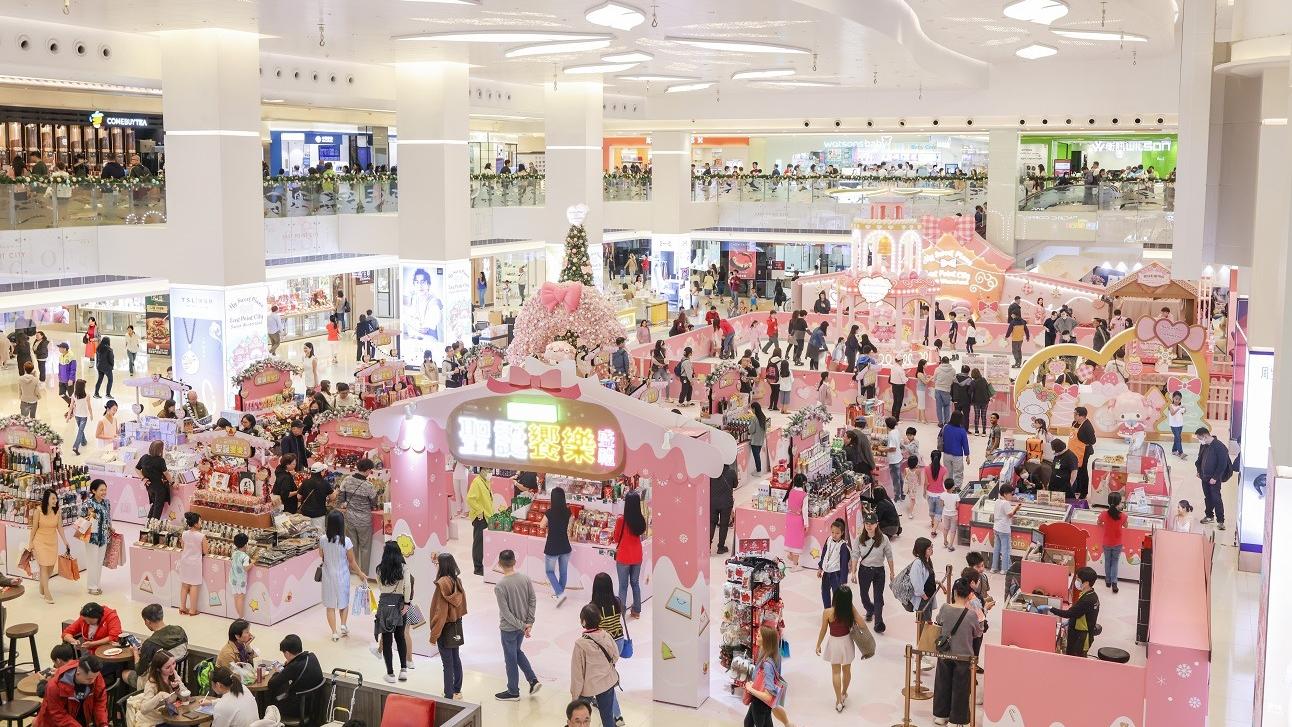 新地12大商場聖誕人流及生意額按年升10%至12%