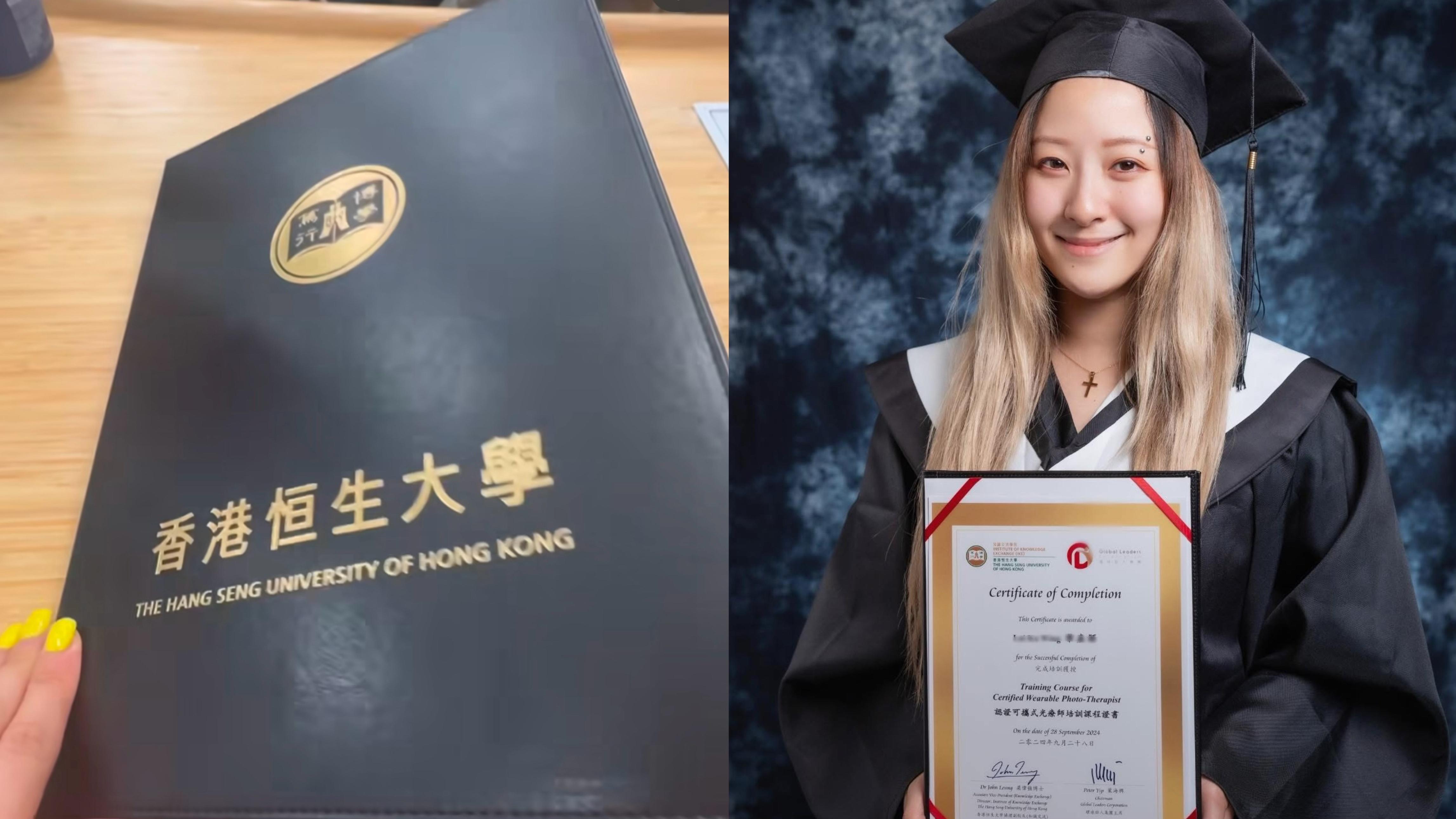 前HotCha成員黎美言一年修讀6個課程 透露其母患上肝癌  