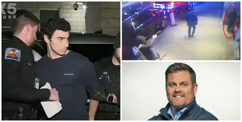  「聯合健康保險」50歲行政總裁湯普森遭人從後行刑式開槍射殺，警方星期一在賓夕法尼亞州拘捕26歲涉案男子曼吉奧。