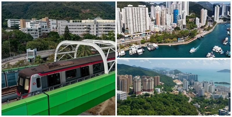 運輸及物流局最新交代，港鐵南港島綫西段會採用智慧綠色集體運輸系統替代重鐵，途經香港仔、華富、數碼港及薄扶林一帶。（資料圖片）