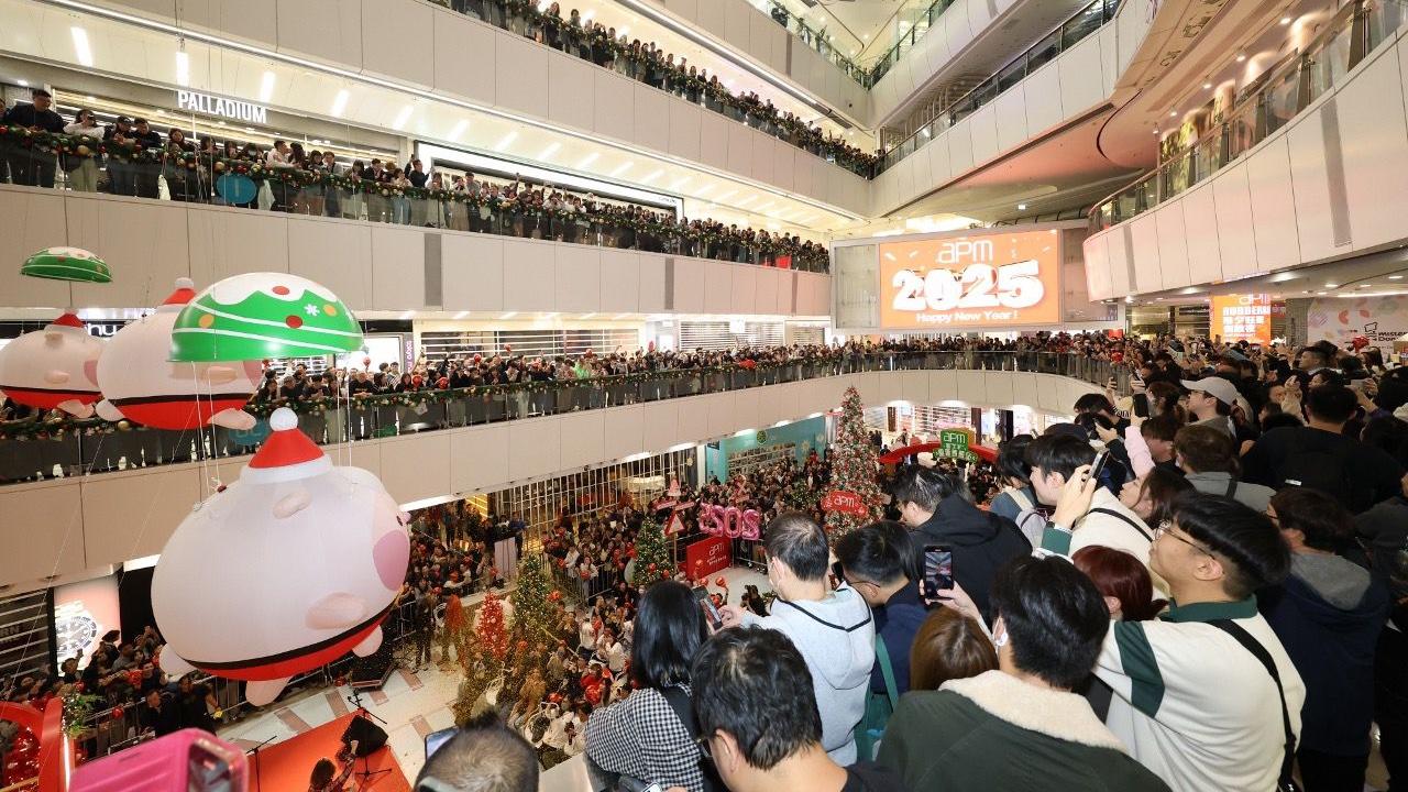 新地旗下15大商場除夕元旦人流及生意額升近雙位數字