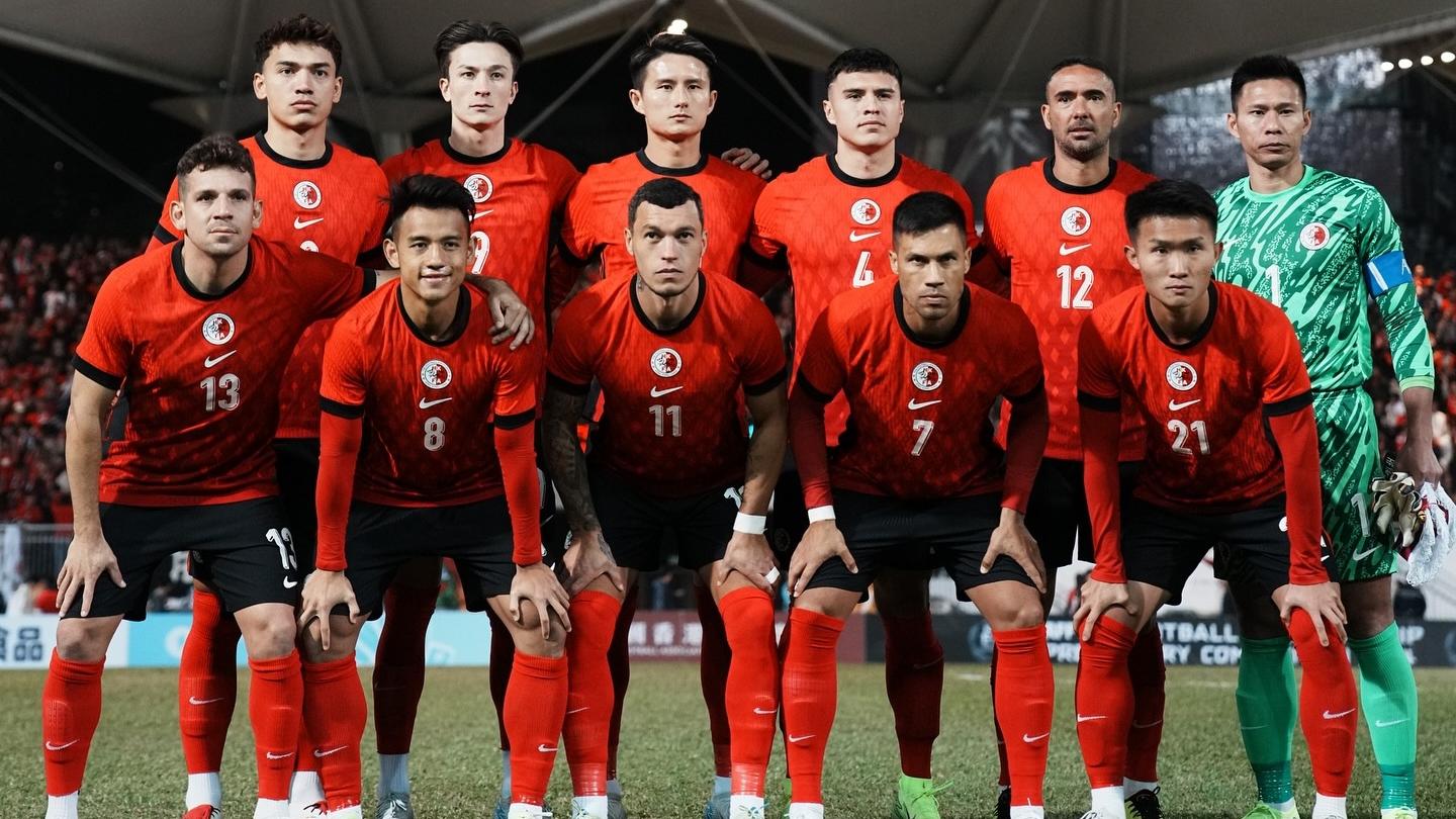 香港代表隊。(資料圖片/香港足總圖片)