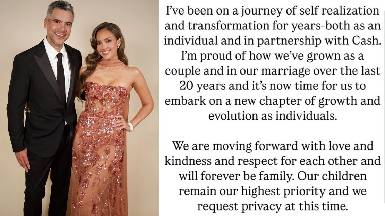 Jessica Alba與結婚16年製片人丈夫宣布離婚