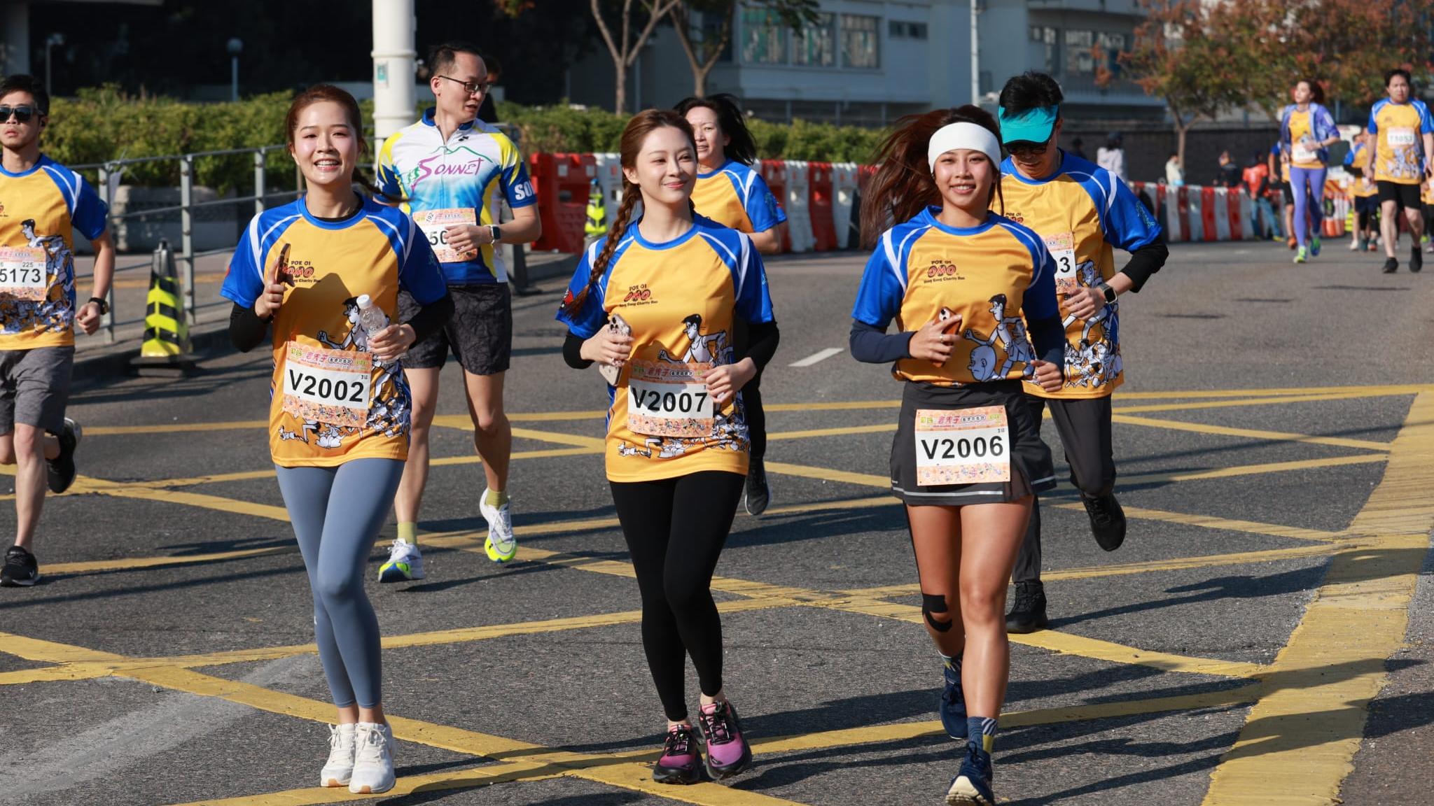 老夫子慈善跑｜梁敏巧孖葉蒨文何泳芍跑步 再過澳門爭新人獎 
