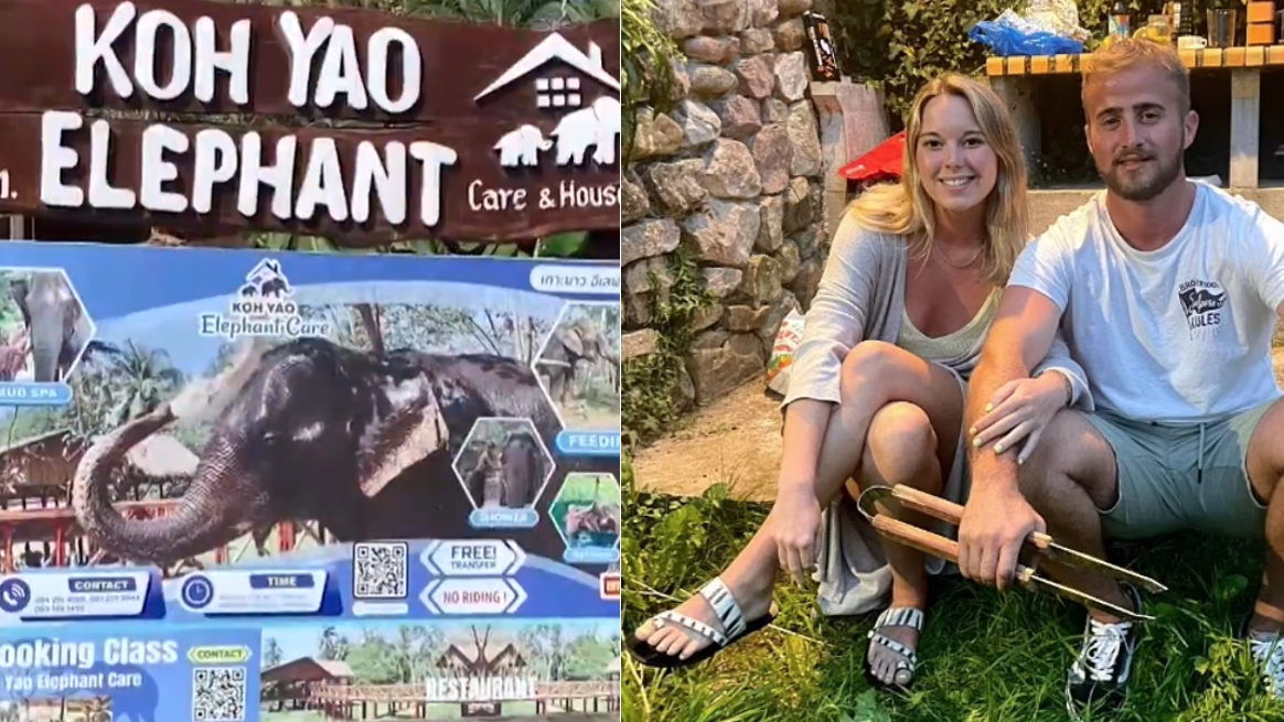 22歲女大學生遊泰幫大象洗澡 遭象襲擊慘死