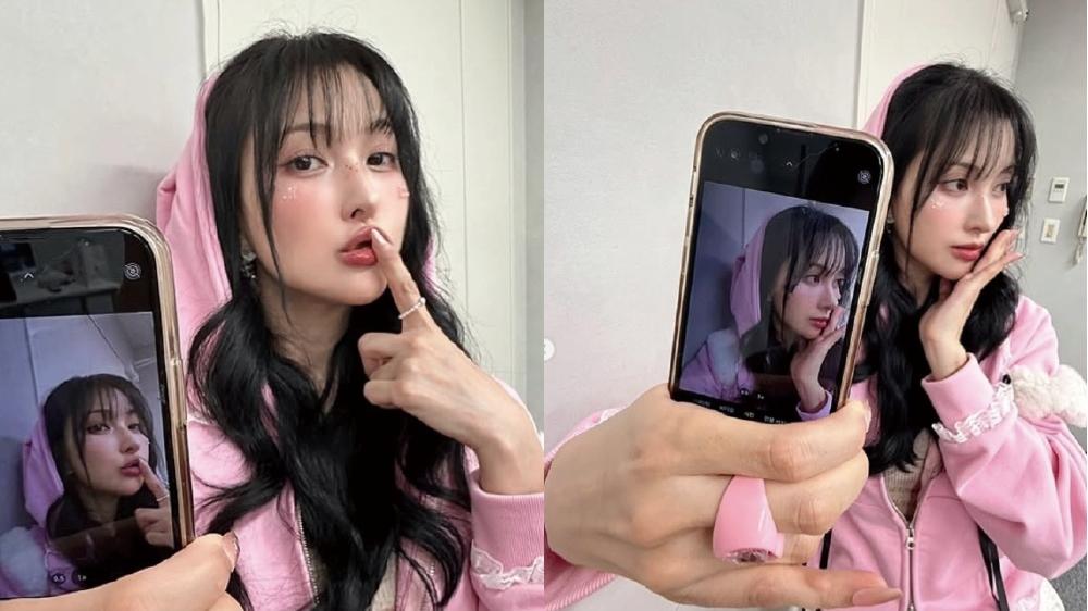 KARA奎利IG派福利 粉紅著裝驚豔fans