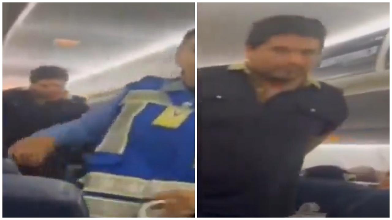 洪都拉斯男乘客攜槍登機威脅殺人，幸機組人員合力制服安全折返。(X)