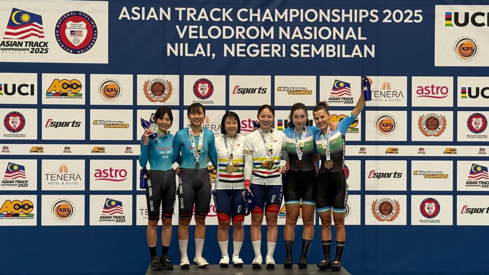 李思穎／梁穎儀場地單車亞錦賽麥迪遜摘銀 明戰全能賽「衝雙冠」
