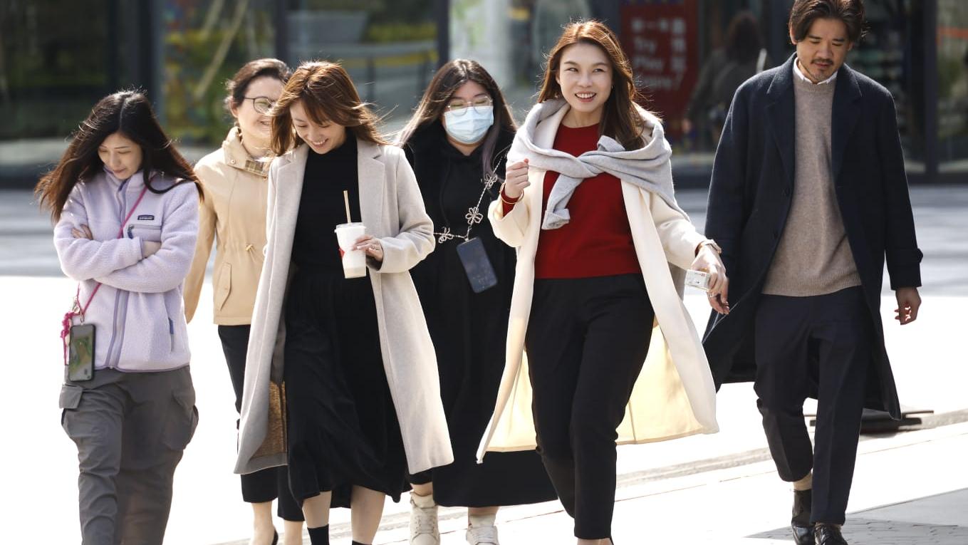 今日天氣寒冷。(資料圖片/林俊源攝)