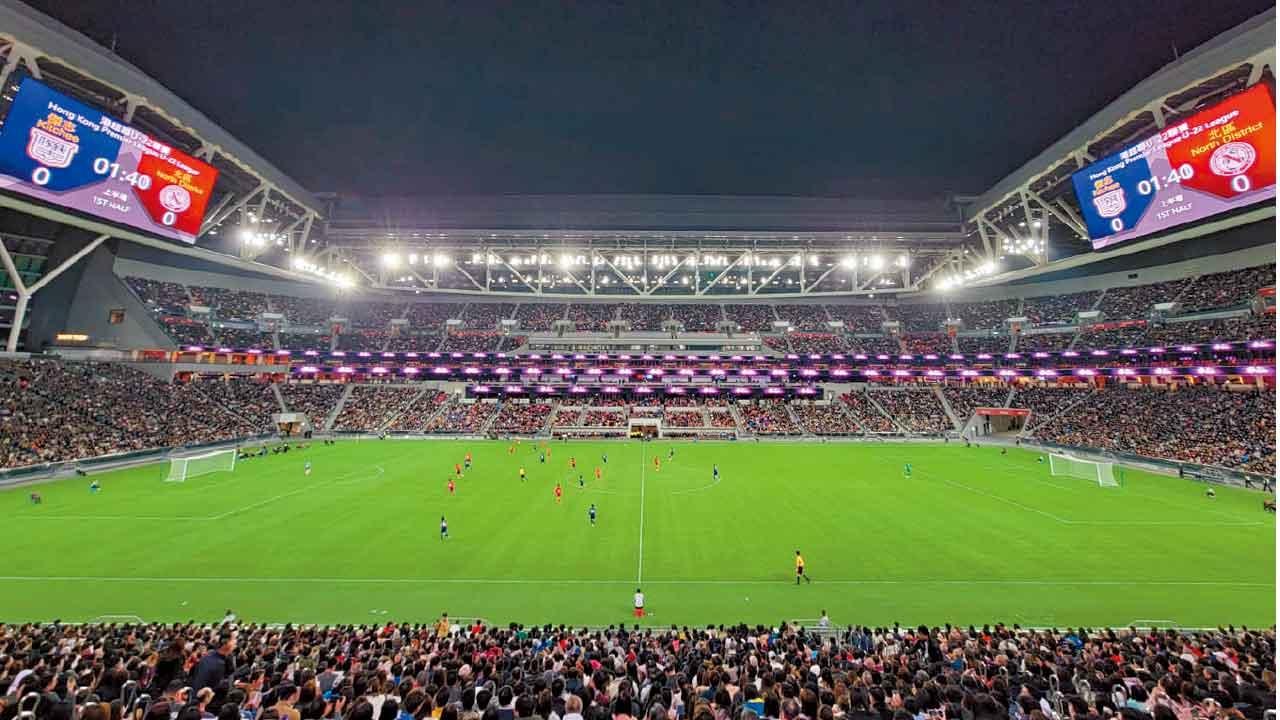 啟德主場館 3.1正式開幕 首開天幕演練 場外聲量不超標