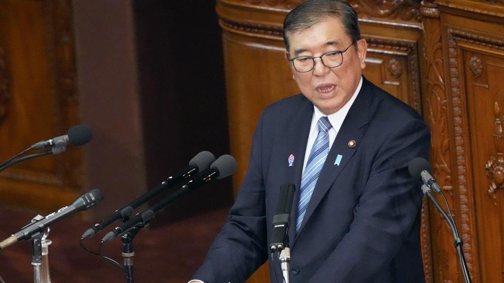 日本首相石破茂。(美聯社)