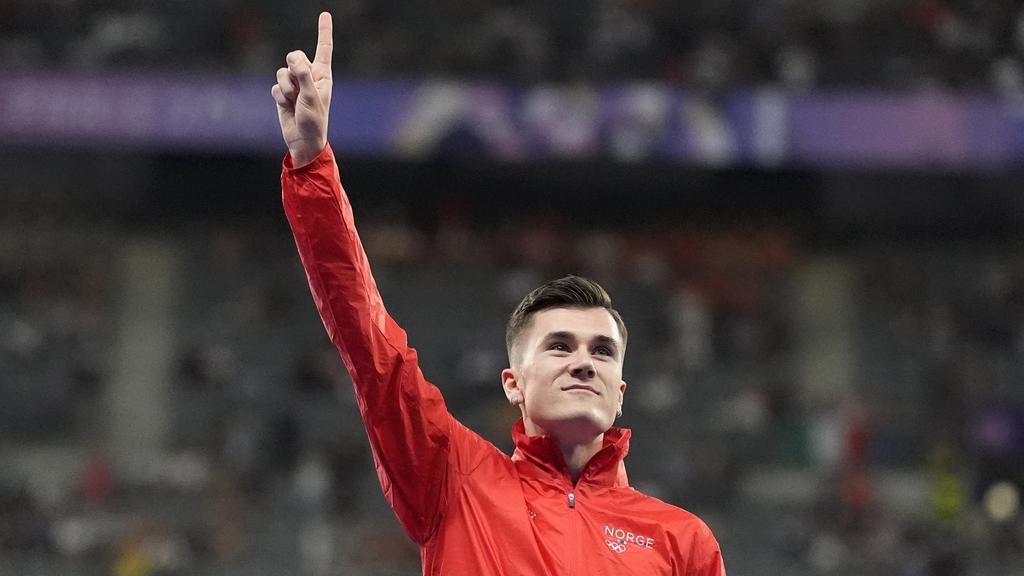 恩格碧臣在法國的室內賽連破兩世界紀錄。(美聯社)