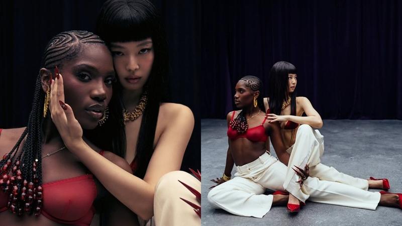 Jennie@BLACKPINK新歌《ExtraL》與Doechii演繹黑白性感