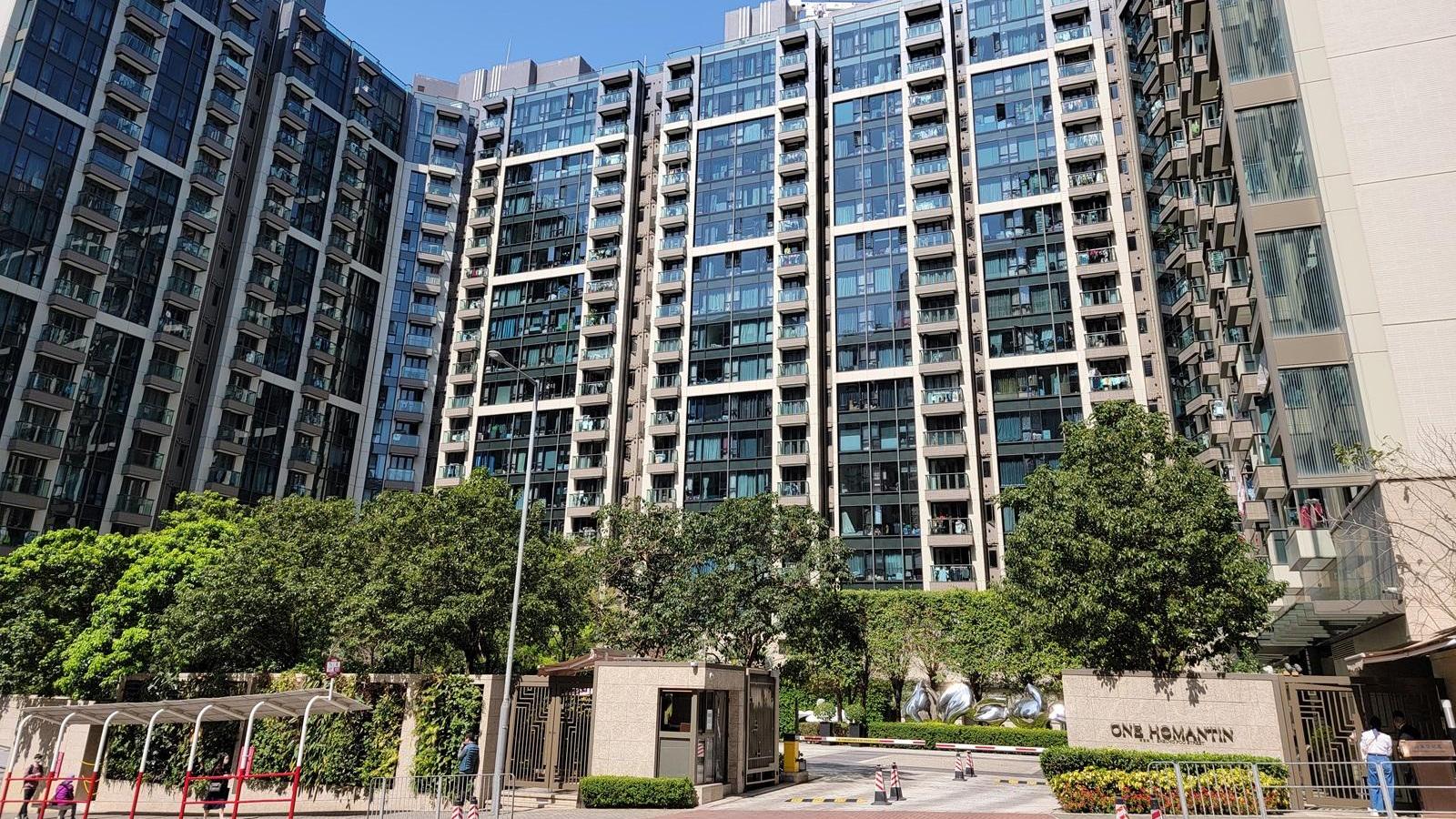 何文田ONE HOMANTIN低層兩房市景戶，最新以2.15萬元租出，業主租金回報有近3厘。