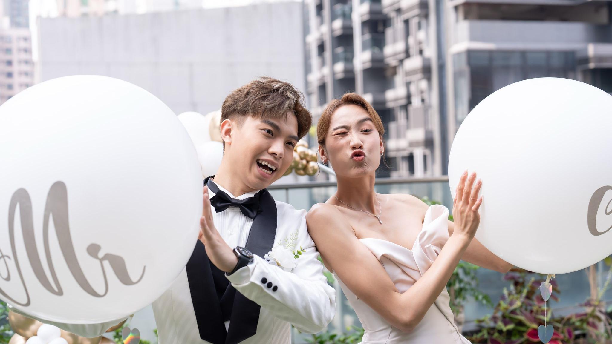 《東張》女神黎寬怡下嫁圈外男友 鄧凱文成功搶花球