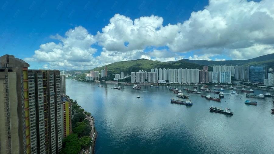 單位座向西北，外望開揚優質海景。(代理提供)