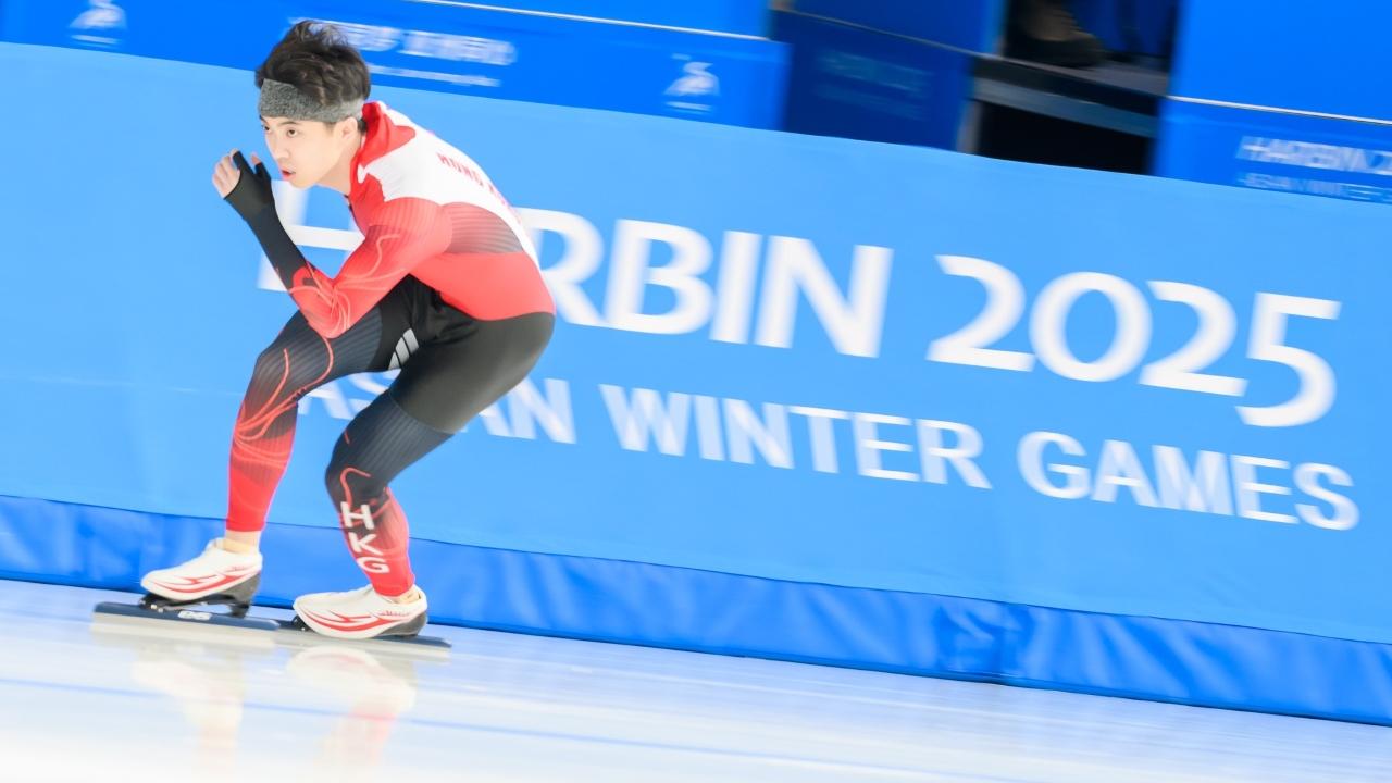 香港隊短道速滑代表朱定文　熟悉內地比賽冀於亞冬運發揮水準