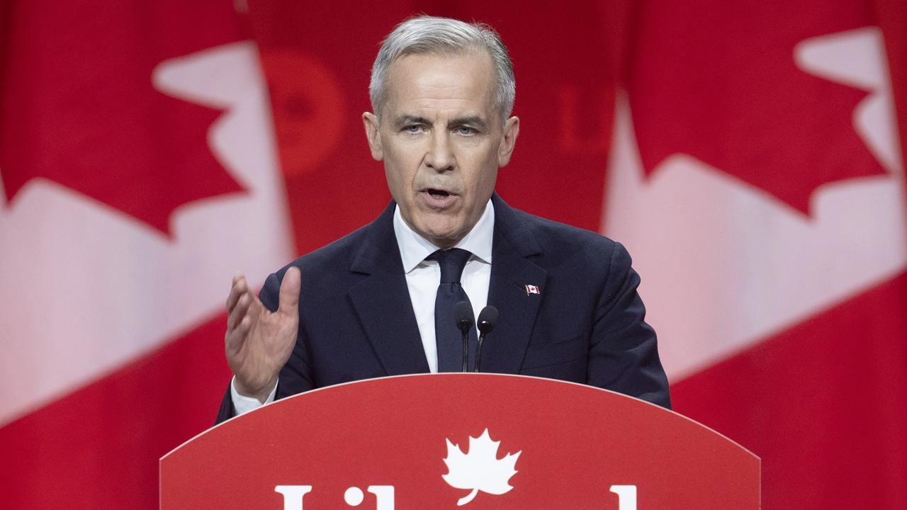 卡尼當選加拿大自由黨新任黨魁，將接任總理。(AP)