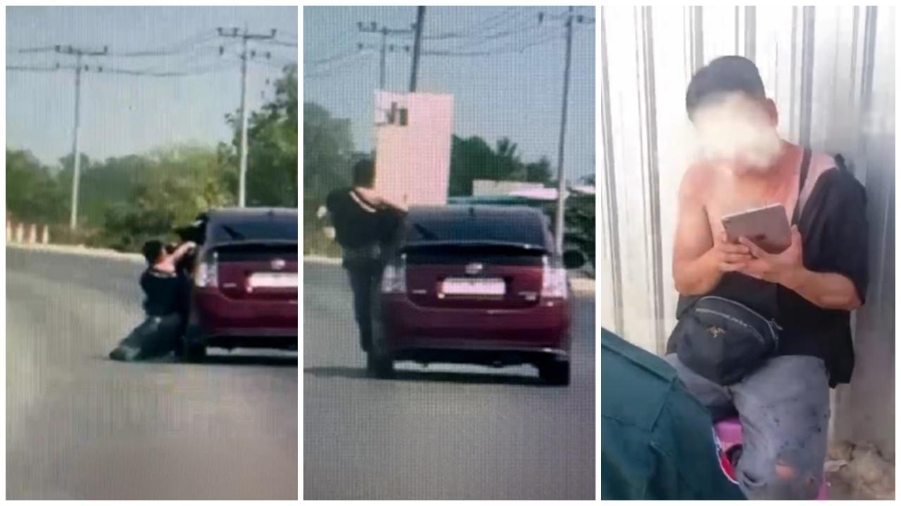 中國男到柬埔寨一落機被綁，中途跳車脫險如電影情節。(微博)