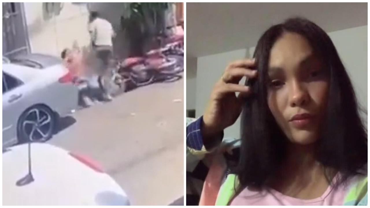 27歲女網上曬甜蜜被求婚片，慘遭前度當街刺死。(X)