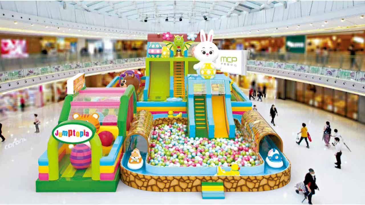 新都城中心復活節 打造全港首個室內水陸歷險樂園