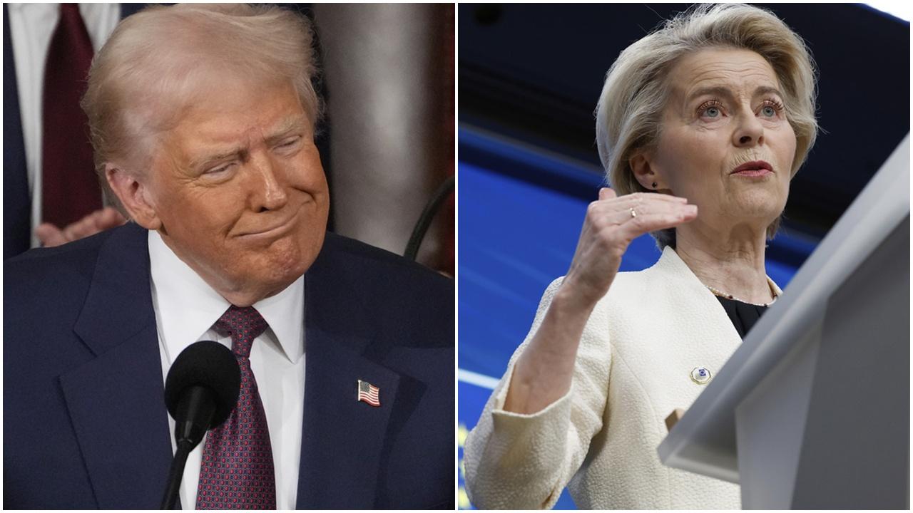 特朗普｜馮德萊恩(AP)