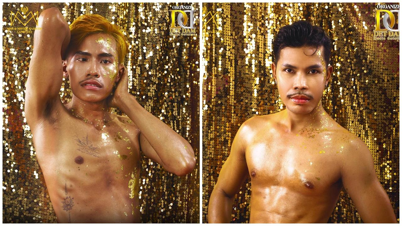 柬埔寨先生選舉候選「佳麗」亮相，網民驚呆：證明純天然無加工。(FB)