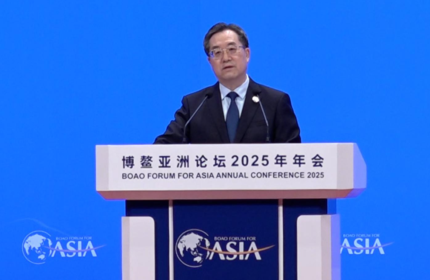 國務院副總理丁薛祥在博鰲亞洲論壇年會開幕式致辭(港台圖片)