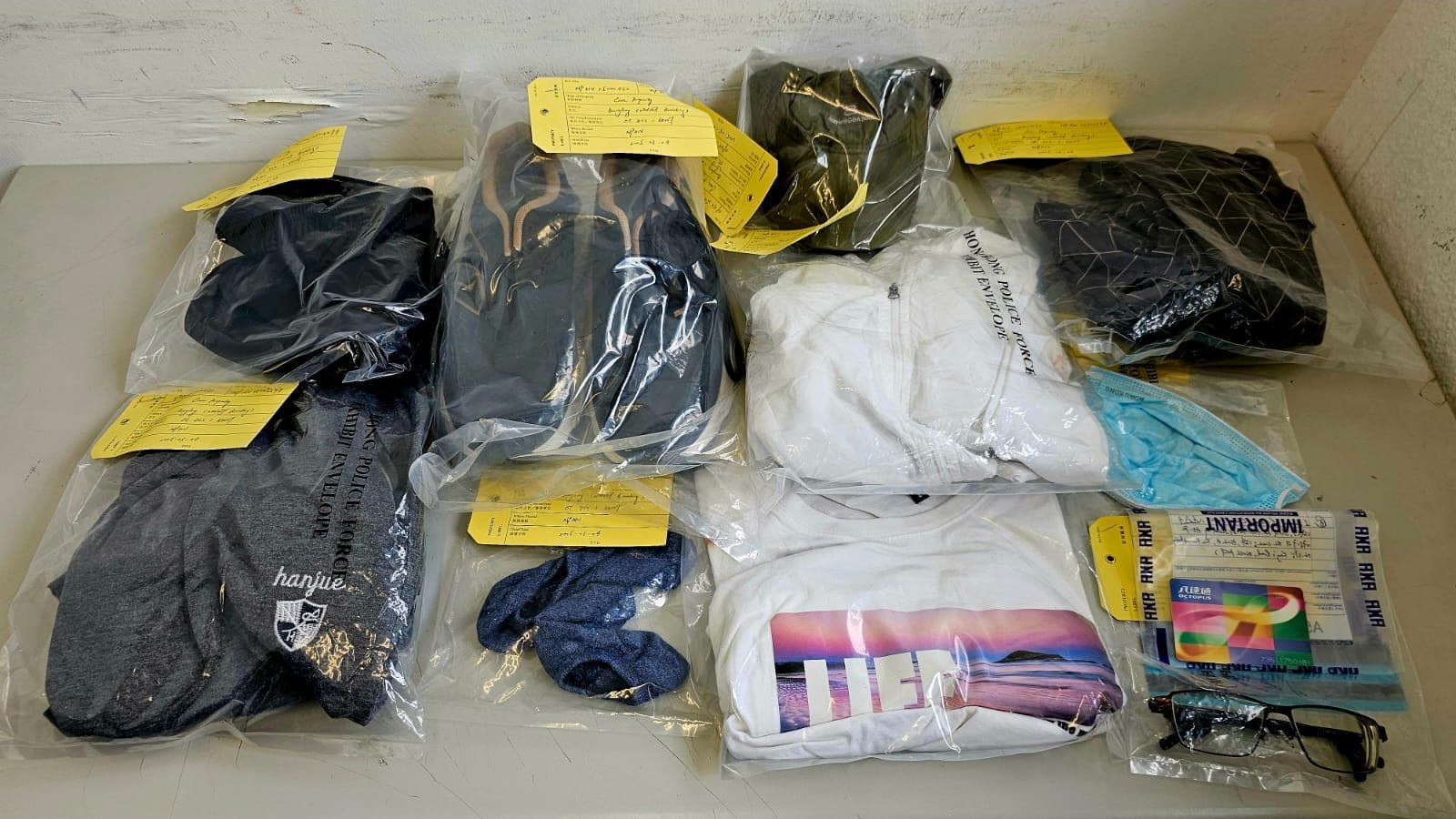 圖示為檢獲的證物。(警方圖片)