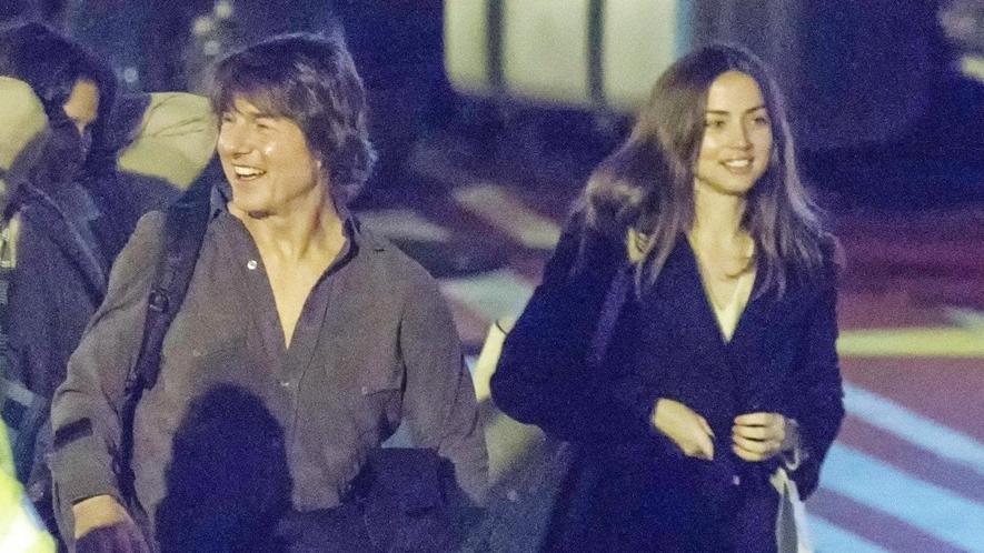 湯告魯斯與邦女郎安娜迪艾瑪絲再現倫敦直升機拍拖