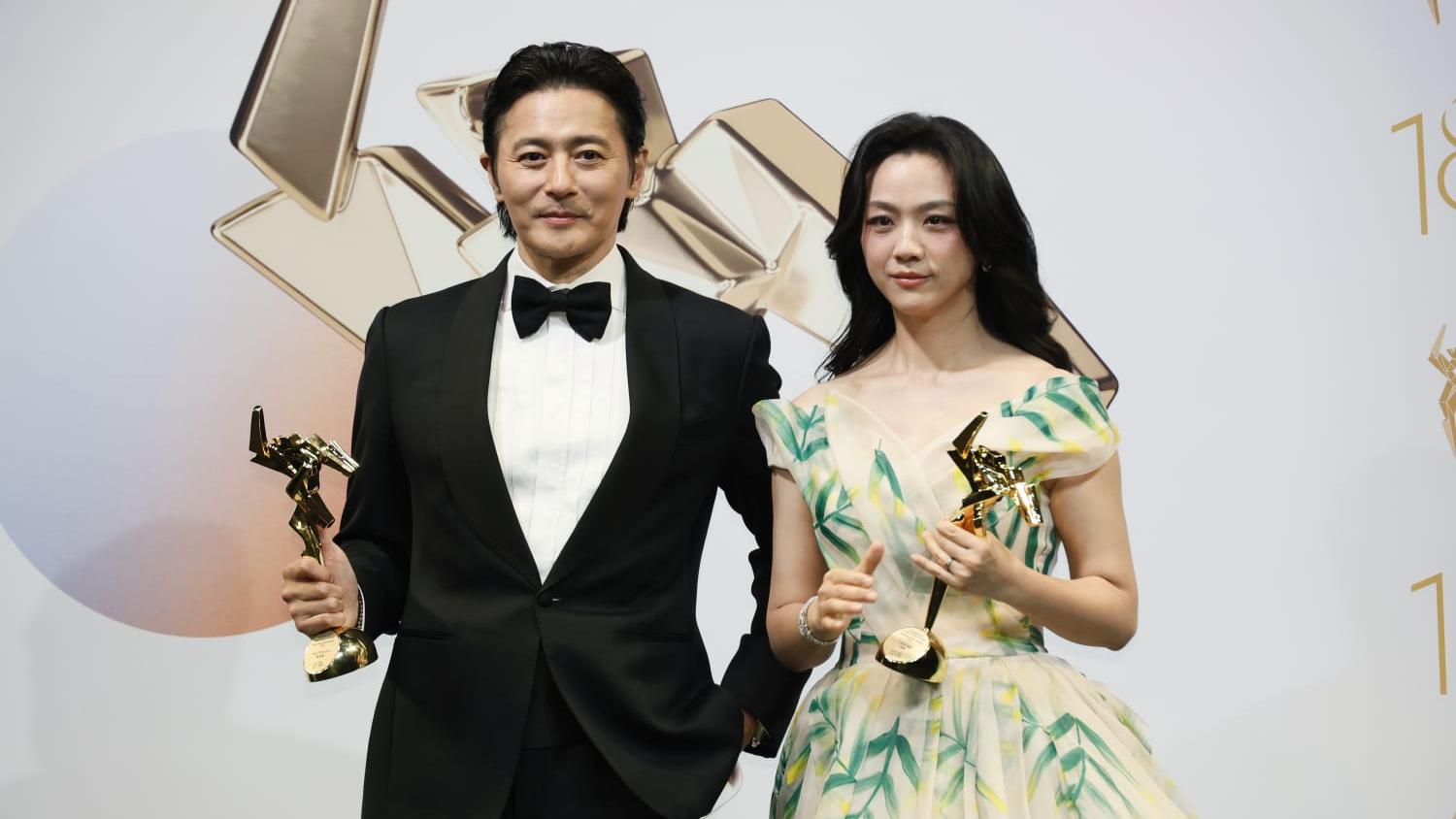 亞洲電影大獎2025｜湯唯自言仍有很大成長空間 與張東健同獲獎盼有合作機會